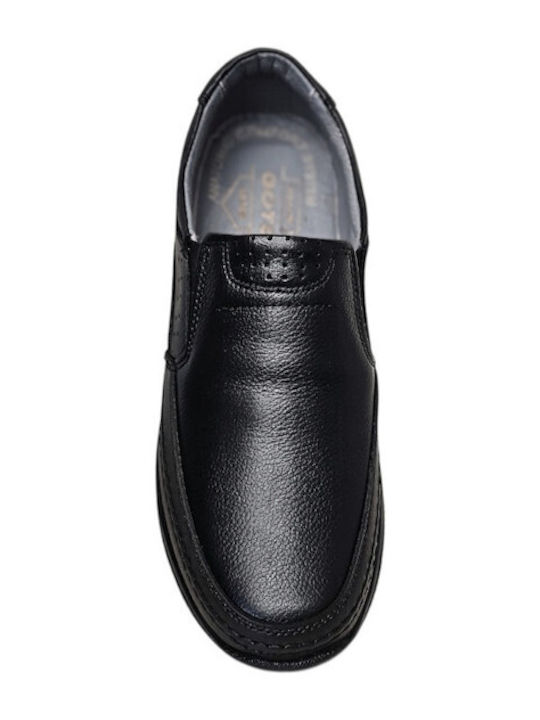 Men's Leather Casual Shoes Black