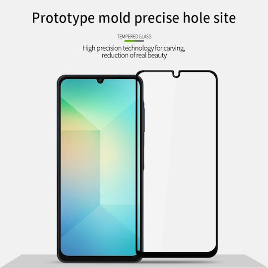 Samsung Galaxy A26 5G Pinwuyo 9H 2.5D Full Face Tempered Glass Screen Protector Black