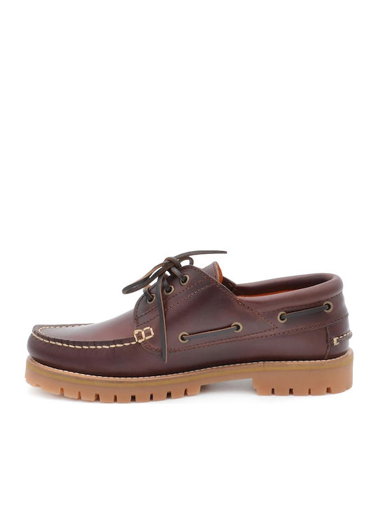 Newton Men's Leather Moccasins Brown