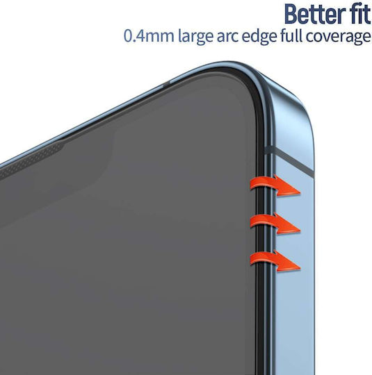Blueo Tempered Glass Μαύρο (iPhone Air)