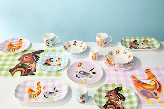 Maxwell & Williams Barn Friends Pete Cromer Αυγοθήκη Πορσελάνη 6cm Κουνέλι