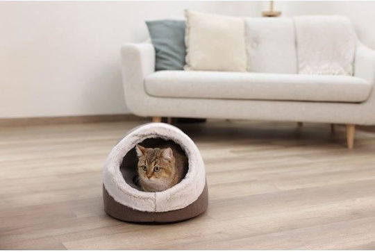 Kerbl Convenient Dog Cat Cave Jana 45x37x30 Cm Cappuccino
