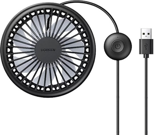 Ugreen 10421 360° Usb Mini Auto-Fans Luftkanal Lüfter Schwarz