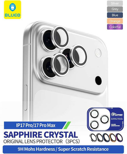 Blueo Lens Glass Camera Protection Tempered Glass Orange for the iPhone 17 Pro, iPhone 17 Pro Max