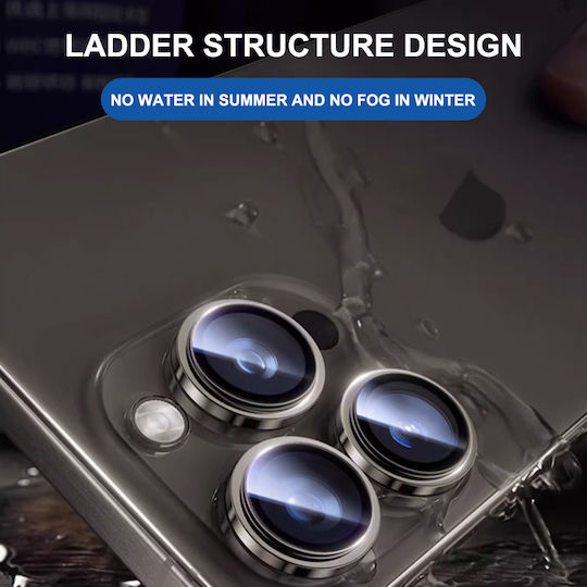 Lito Camera Protection Tempered Glass Silver for the Iphone 17