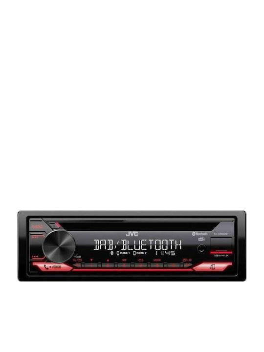 JVC Ηχοσύστημα Αυτοκινήτου 1DIN (Bluetooth/USB) με Αποσπώμενη Πρόσοψη
