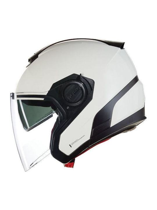 Nolan N40-5 Special 15 Pure White Κράνος Μηχανής Jet 1250gr με Sunvisor