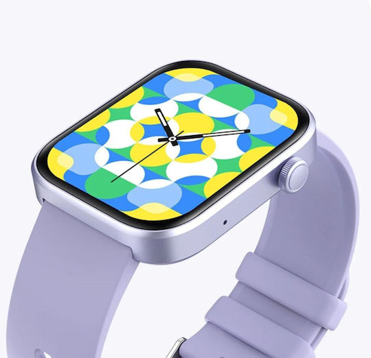 Colmi P71 45mm Smartwatch mit Pulsmesser (Lila)
