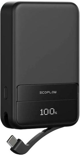 EcoFlow Rapid MagSafe Power Bank 10000mAh 30W με Θύρα USB-C Μαύρο