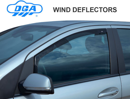DGA Set of Windbreakers Front Car Dark Fime for Mercedes-Benz V Ford Mondeo 2015+ 2pcs