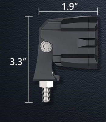 7D Ορθογώνιος Προβολέας Αυτοκινήτου LED Audi 80 Mazda 6 Mercedes-Benz 180 10 - 30V 93W 15.5cm με Λευκό Φωτισμό 1τμχ