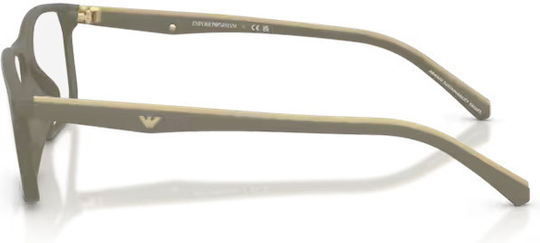 Emporio Armani Men's Acetate Brown Prescription Eyeglass Frame EA3266U 5437