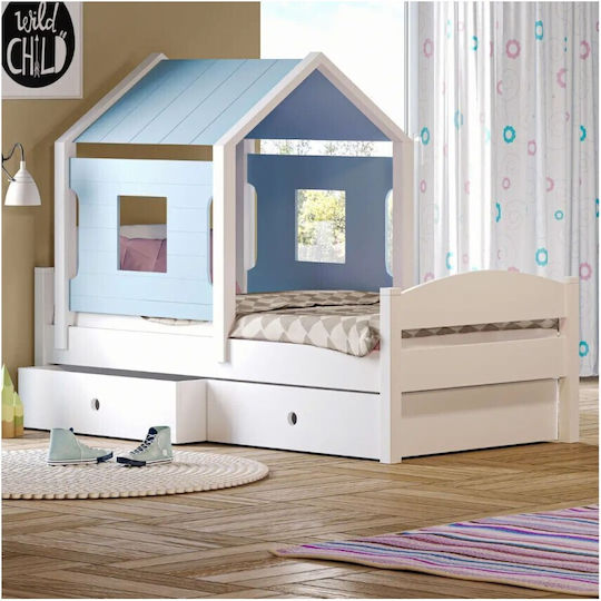 Loft Kids Bed Single with Storage Space for Mattress x