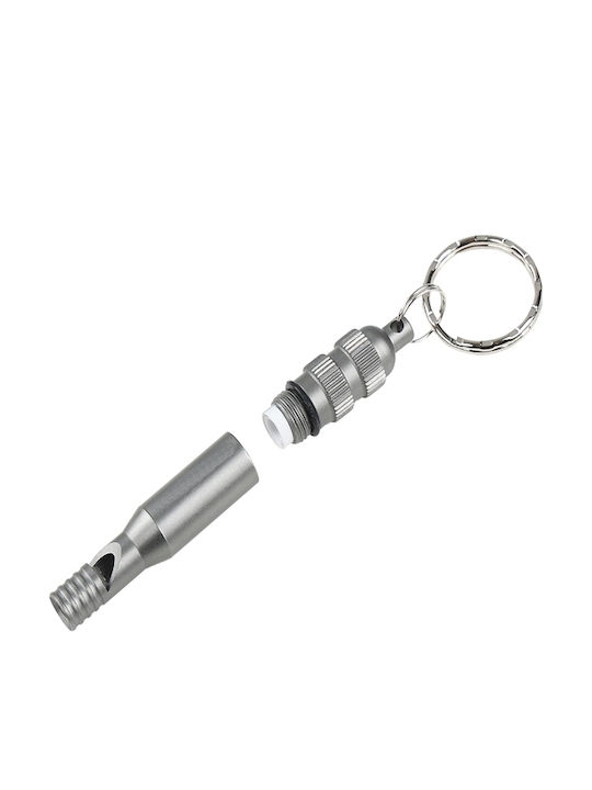 Notfall Metallischer Pfeifen Schlüsselanhänger 7,6 cm