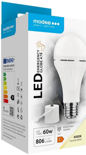 Modee Lighting LED-Lampe 7.5W für Fassung E27 Naturweiß 806lm