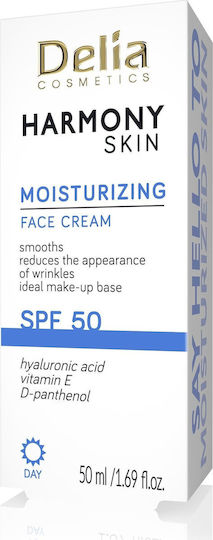 Delia Cosmetics Harmony Skin Creme Gesicht Tag mit SPF50 50ml