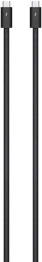Apple Braided Thunderbolt Cable Μαύρο 1m (MDW94ZM/A)