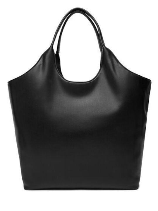 Leather Women's Pouch Shoulder Black