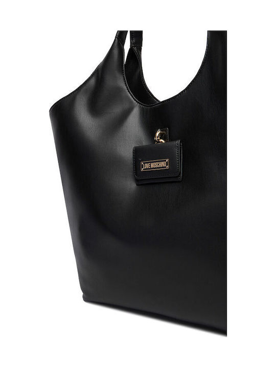 Leather Women's Pouch Shoulder Black