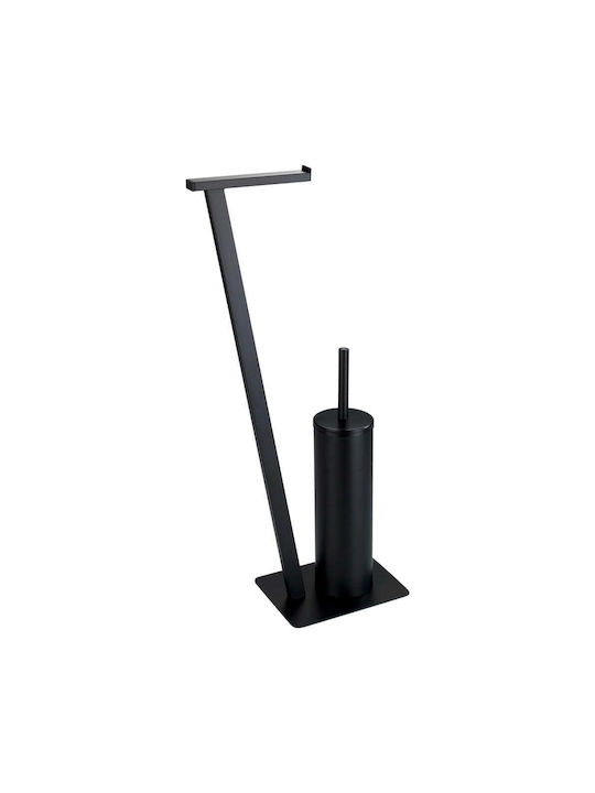 Wenko Wenko Inox Black Bathroom Accessory Set 2 Pieces