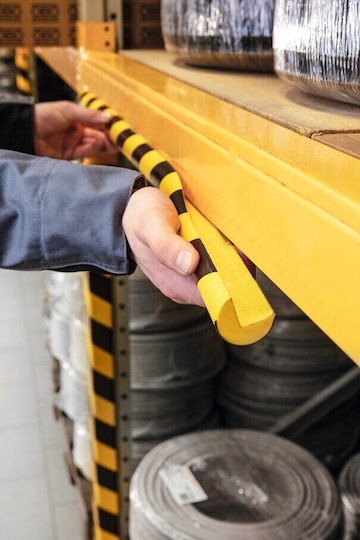 Ταινία Σήμανσης Durable Corner Protection C25r Yellow Black Self-adhesive 1m