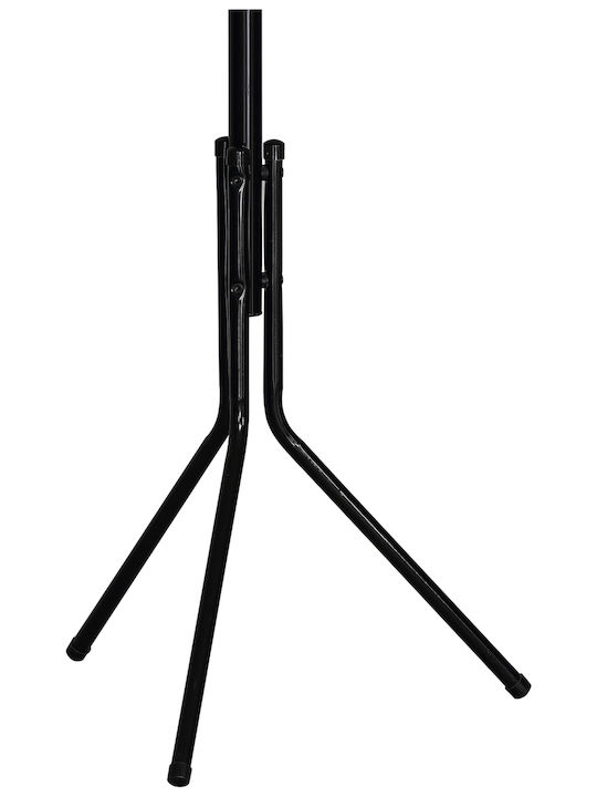 ArteLibre Switch Καλόγερος Μεταλλικός Μαύρος 42x42x167cm