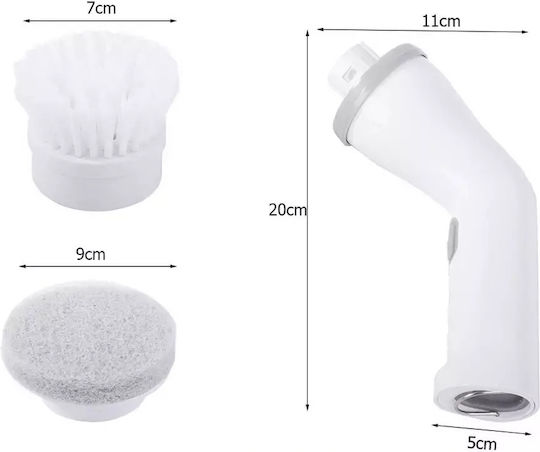Plastic Rotating Cleaning Brush with Handle