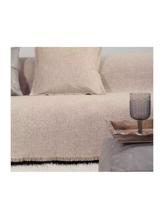 Nef-Nef Homeware Alamo 25 Фотьойл Throw Жакард 170x180 см Екрю