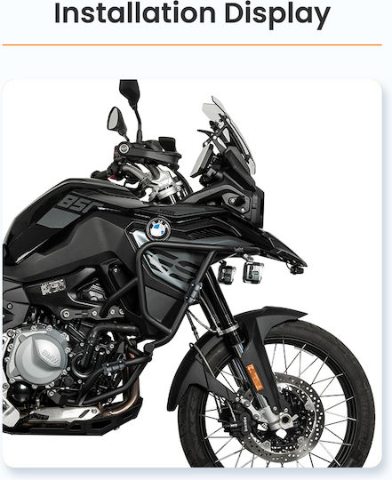 Bmw F850gs 2023 Crash Bar Color Sandblasting Electrolysis Silver Electrostatic Spraying Black