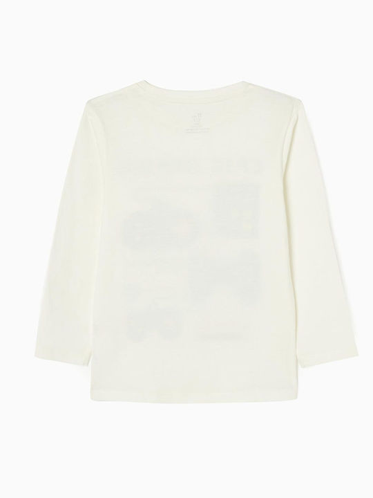Kids' Shirt Long Sleeve White