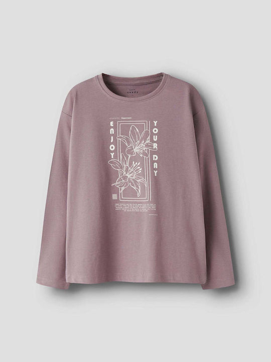 Kids' Shirt Long Sleeve Mauve Orchid