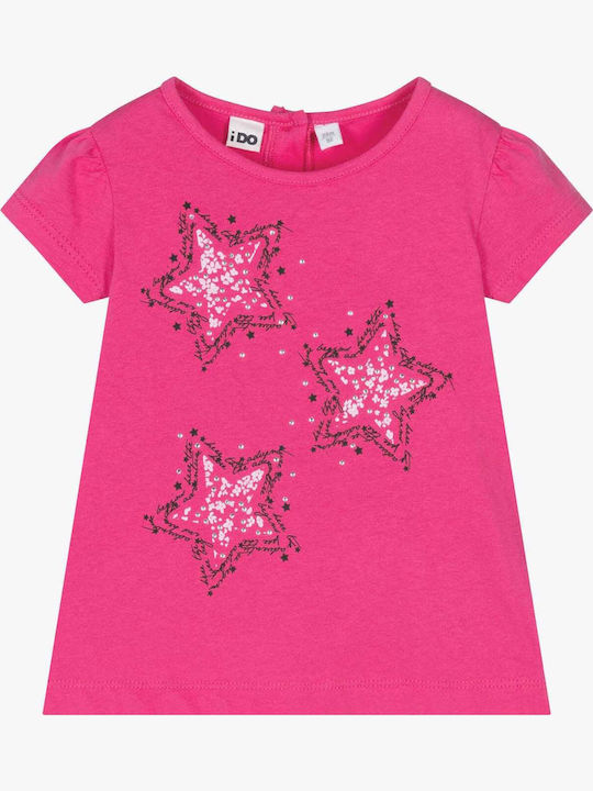 Kinder-T-Shirt Fuchsie