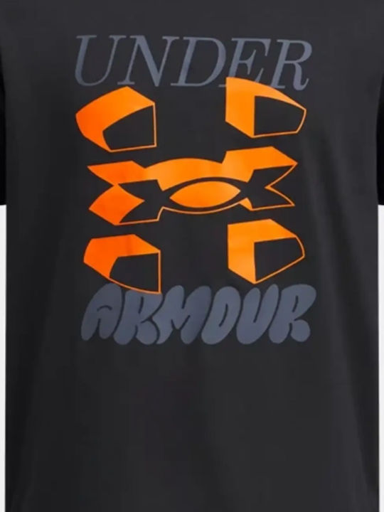 Kids' T-shirt Black Big Logo Ss