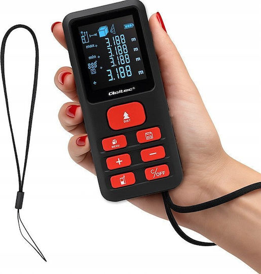 Qoltec Μέτρο Laser 50688 με Εύρος Μέτρησης 0.05m-120m