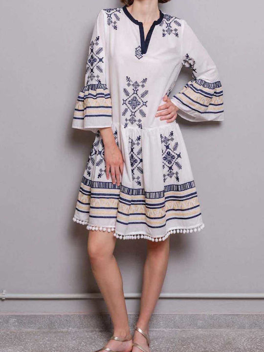 Καλοκαιρινό Mini Φόρεμα White