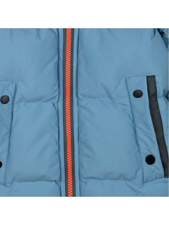 Kinder Freizeitjacke mit Futter & Kapuze Sky Blue