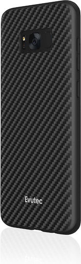 Evutec Back Cover Aramid Fiber 0.75mm Magnetic Black (Galaxy S8+)