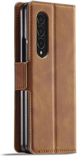 Forwenw Dream Series Портмоне Изкуствена кожа Кафяв (Galaxy Z Fold 3)