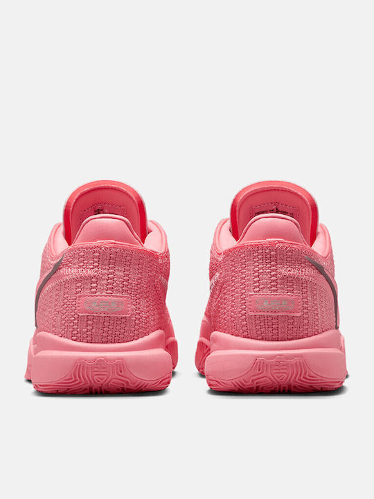 LeBron 20 Ниски Баскетболни обувки Pink Gaze / Metallic Silver
