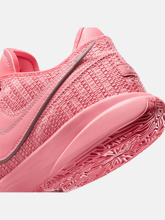 LeBron 20 Ниски Баскетболни обувки Pink Gaze / Metallic Silver