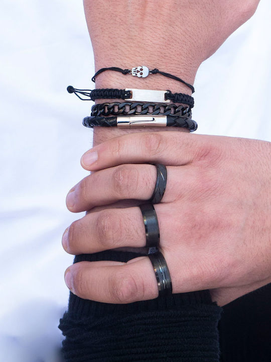 Theodora's Jewellery Пръстен от Стомана Позлатен