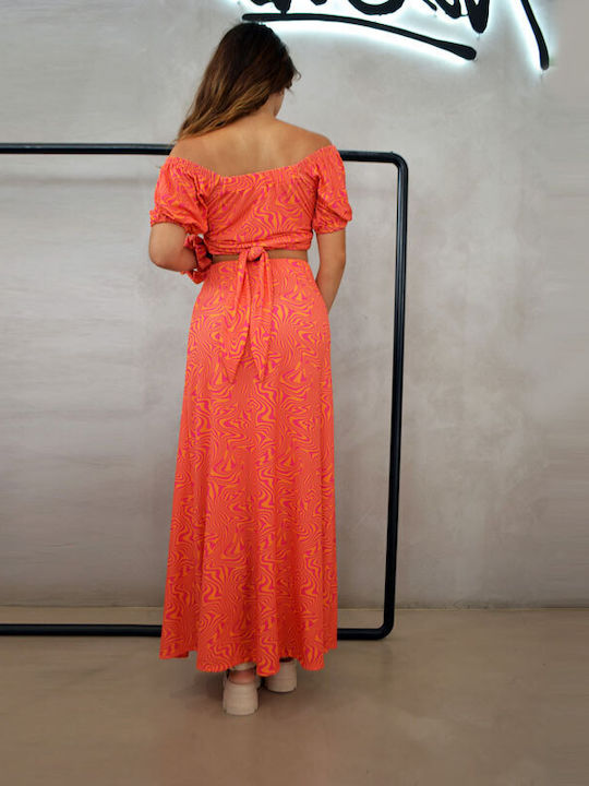 Maxi Fustă ORANGE