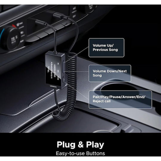 Ugreen Bluetooth Receiver Transmitter with USB Output and Microphone