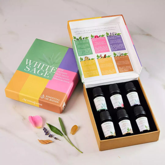 Aromatherapie Ätherische Öle Geschenkset 6 Mischungen Ätherischer Öle 10ml