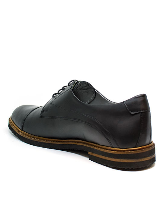 Leder Herren Freizeitschuhe Schwarz