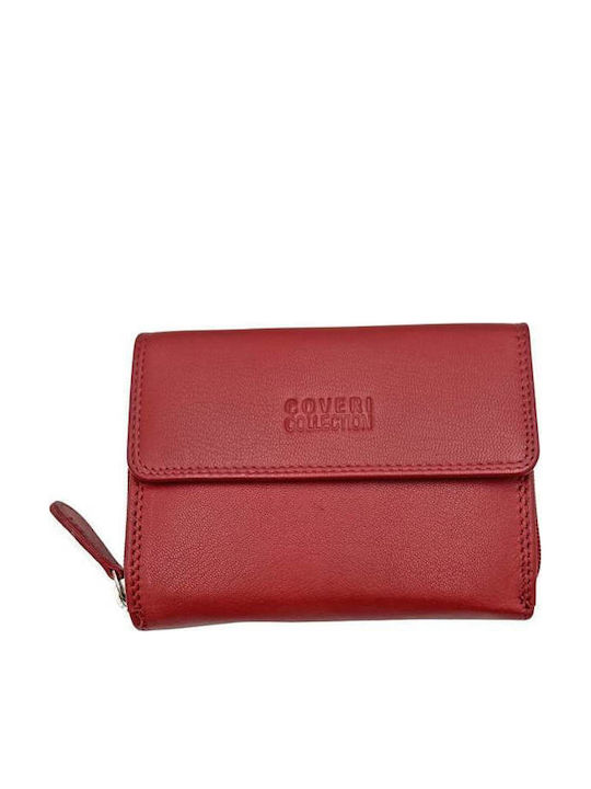 Small Leather Women's Wallet Classic Red