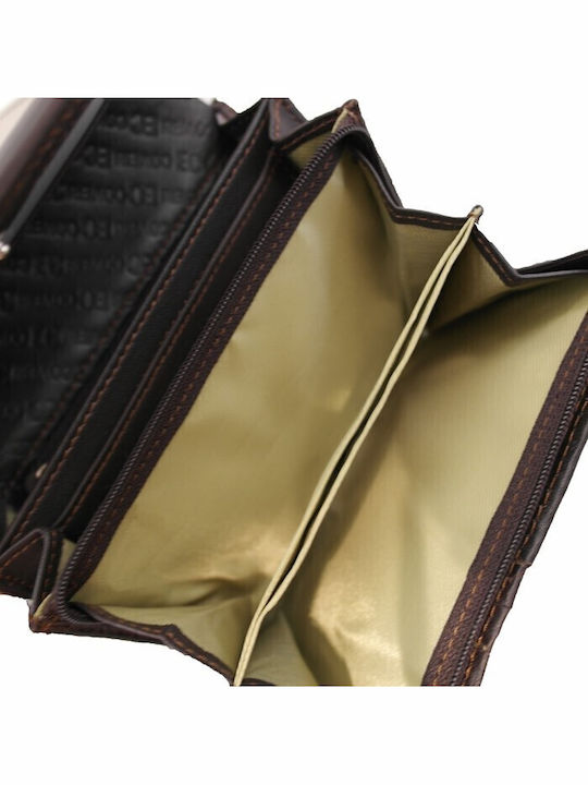 Small Leather Women's Wallet Classic Brown