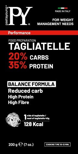 Pasta Young Balance 35% Protein Tagliatelle Ταλιατέλες 200g