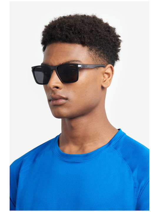 Polaroid Men's Sunglasses with Black Plastic Frame and Black Polarized Lens PLD2139/S O6W/M9