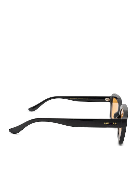 Meller Nayah Unisex Sunglasses with Black Plastic Frame and Orange Lens NAY-TUTORANGE